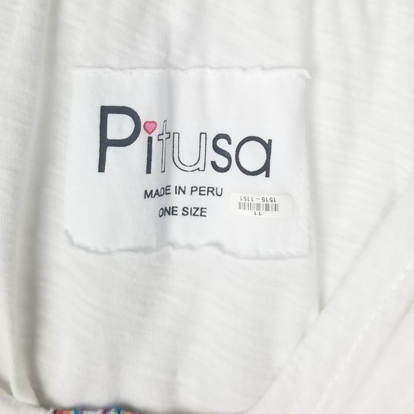 Pitusa Pom Pom Off Shoulder Crop Top - Picture 3 of 10